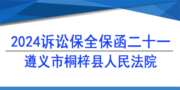 遵義市桐梓縣人民法院,訴訟保全