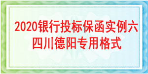 四川德陽投標保函,投標保函